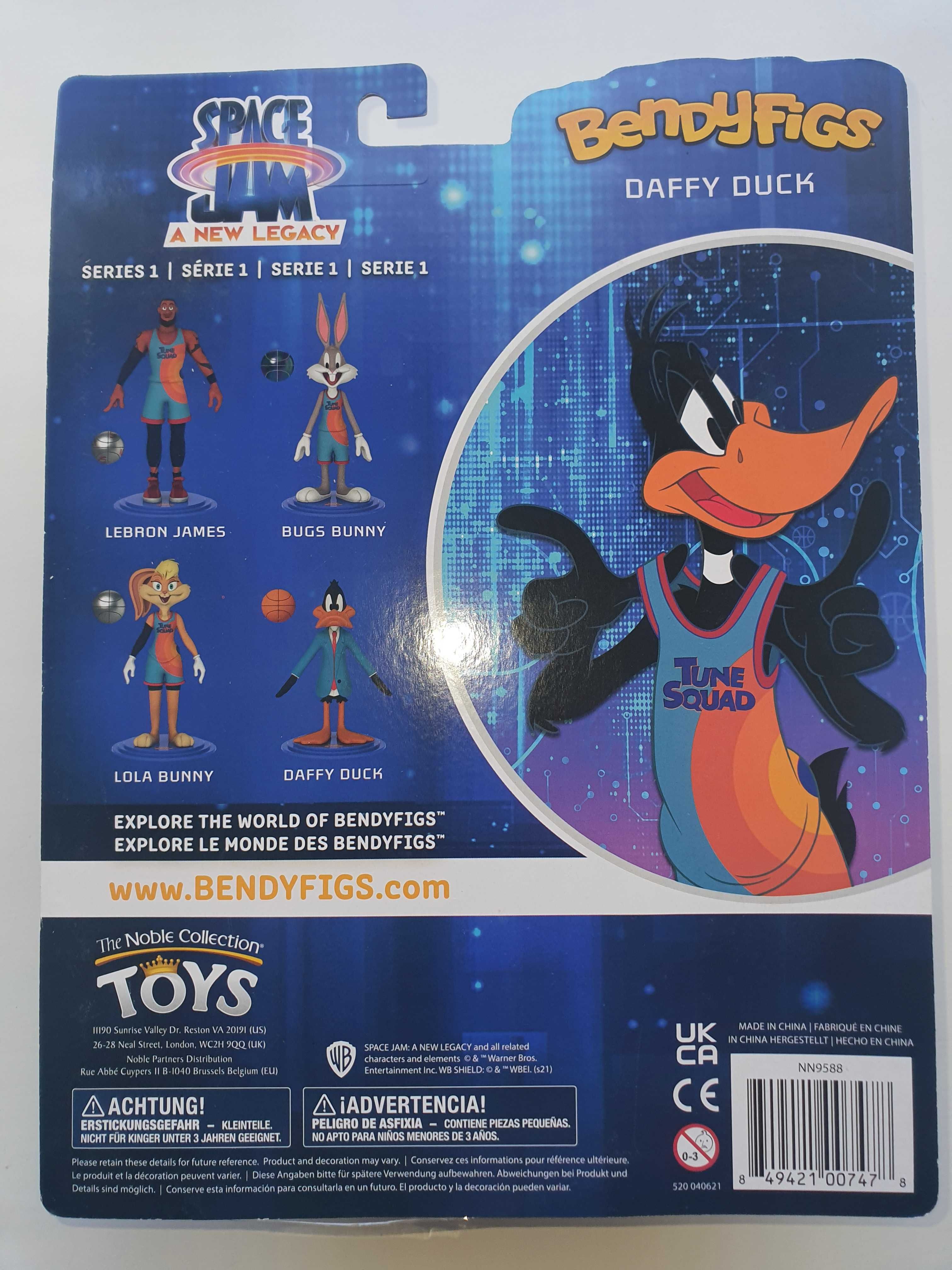 Space Jam 2 - Daffy Duck - Bendyfigs Figurka Toys