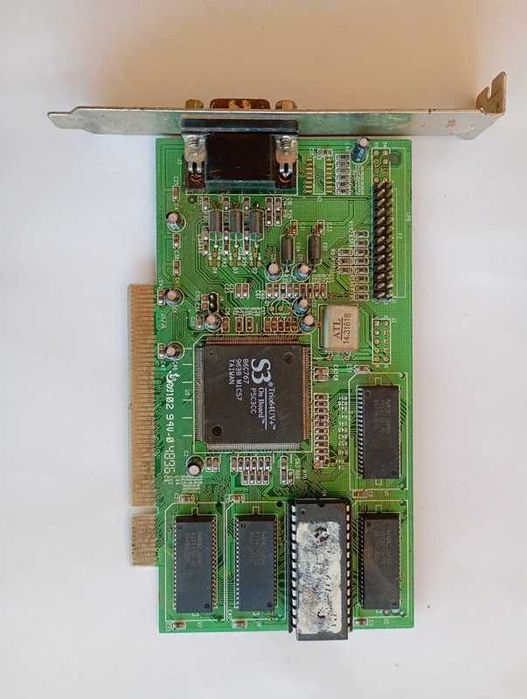 Placa Gráfica S3 Trio64V+ PCI – 2MB (Vintage Retro PC)