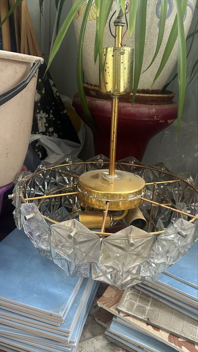 Люстра  кришталь вінтажна ,тільки самовивіз