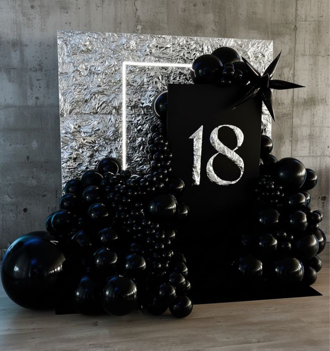 Dekoracje z balonów, ścianki balonowe na imprezy - oprawa sali