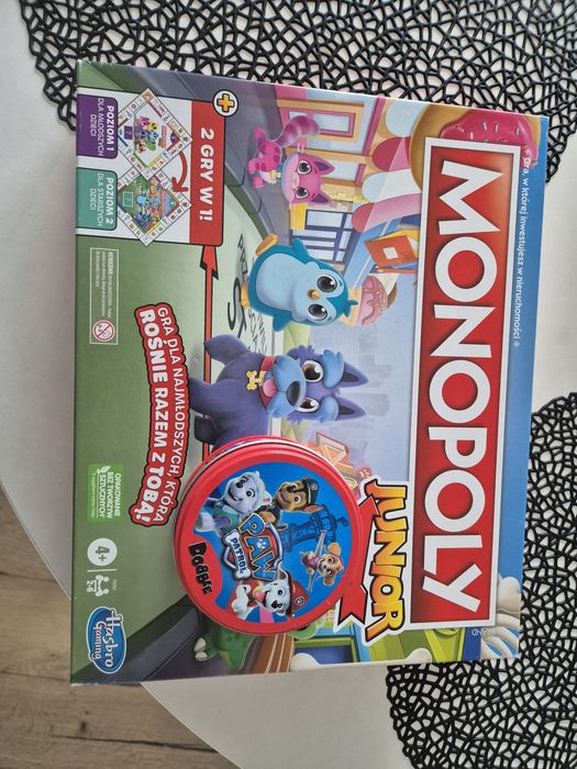 Sprzedam monopoly junior + dobble