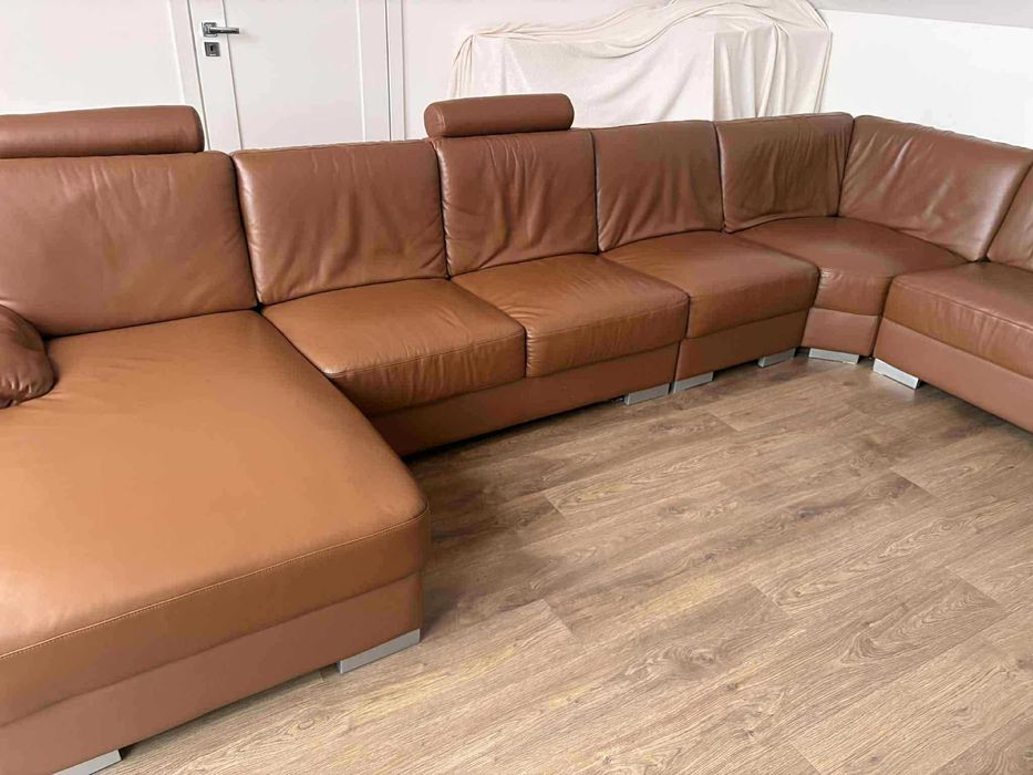 Skórzana sofa modułowa