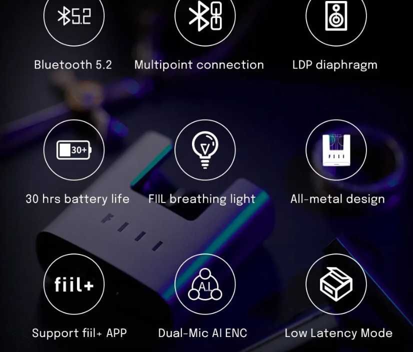 FIIL CC Nano, Bluetooth 5.2, нові