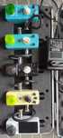 Efekty gitarowe Mooer pedal board w walizce