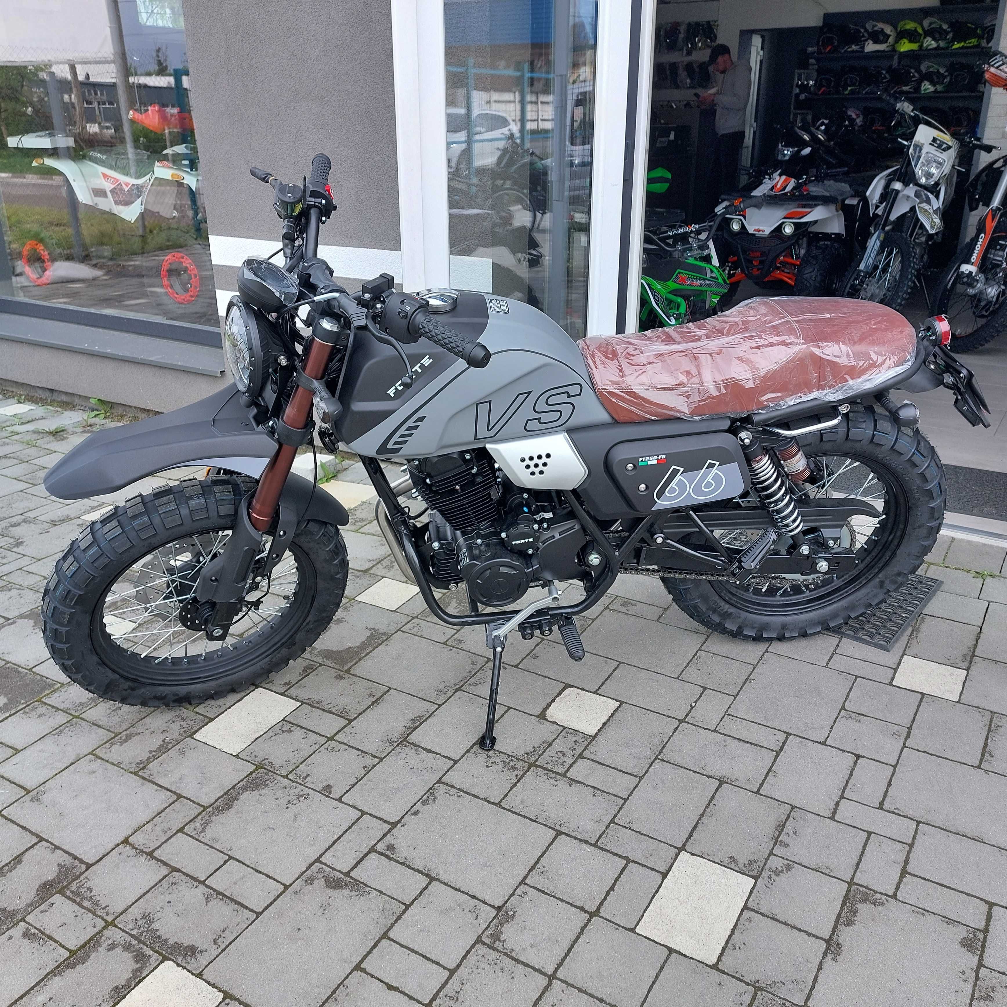 Мотоцикл Forte Scrambler 250-F6, новий, гарантія, доставка по регіону