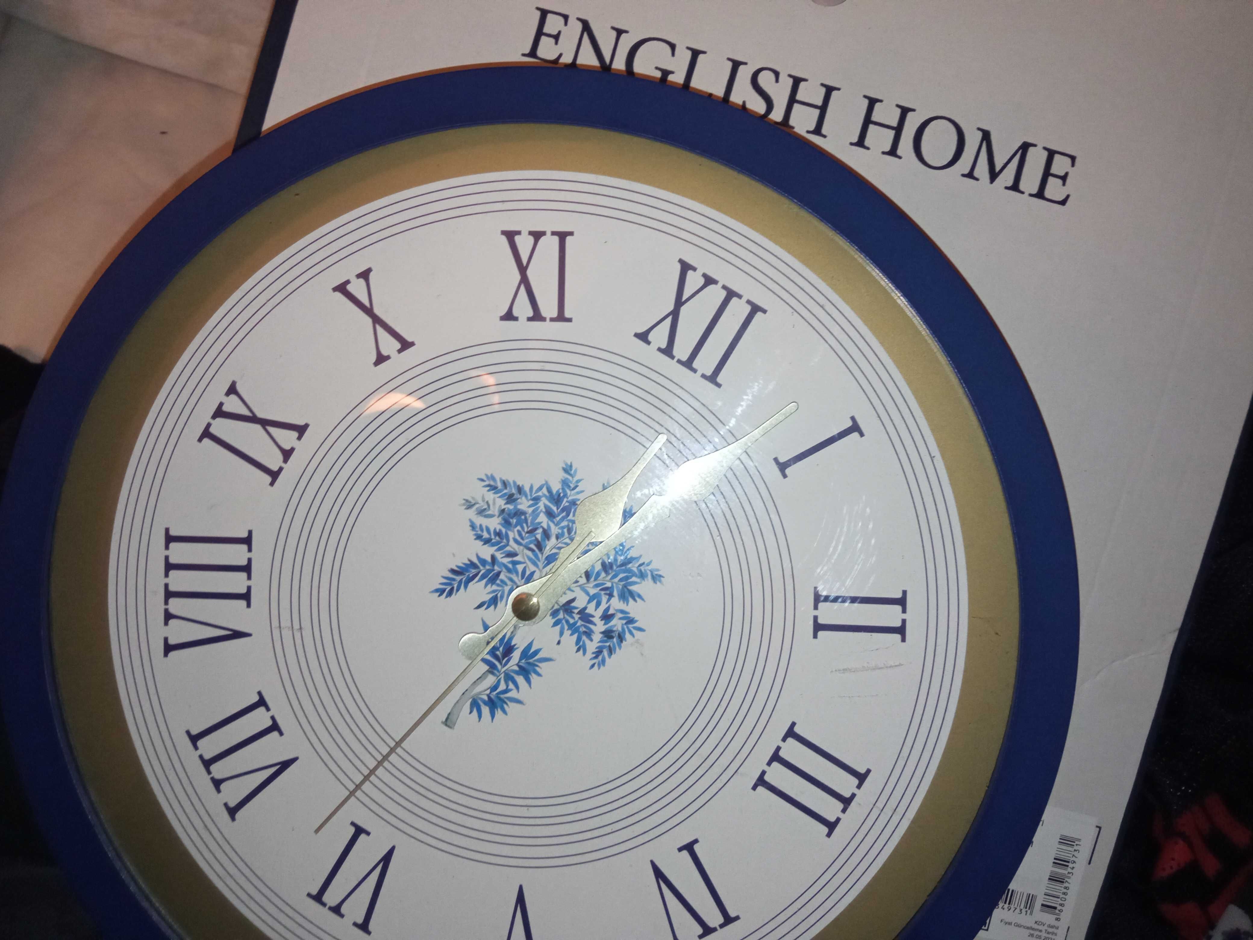 Для кухні, спальні English Home часы настенные диаметр 30 см Новые