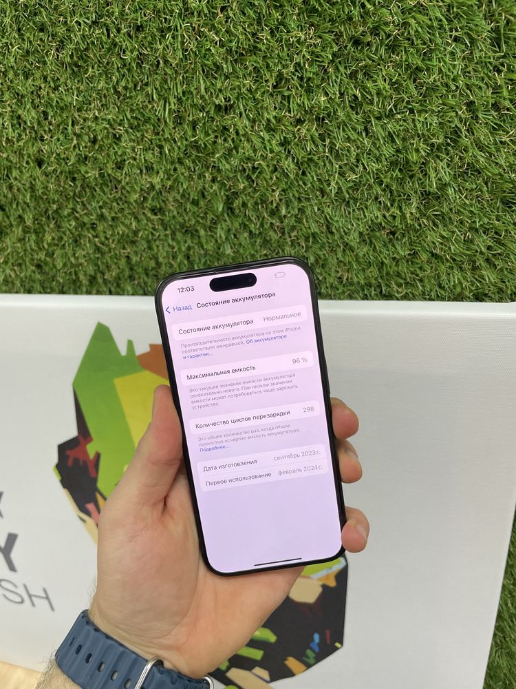 iPhone 15Pro 128Gb Unlock Titanium black