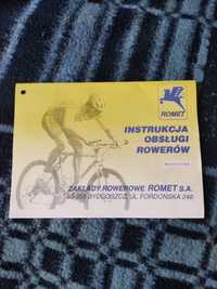 Instrukcja obsługi rowerów Romet  PRL