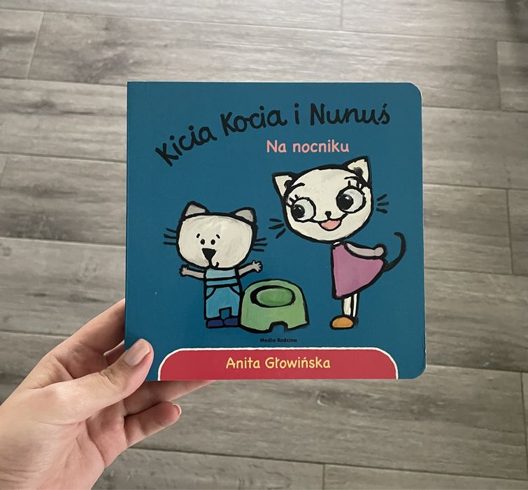 Kicia Kocia i Nunuś na nocniku książka edukacyjna