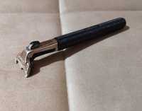 Станок для гоління Gillette металевий  рідкісний. Широка ручка.