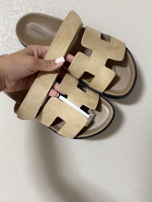 Шльопанці в стилі Herm** повна комплектаці Lux