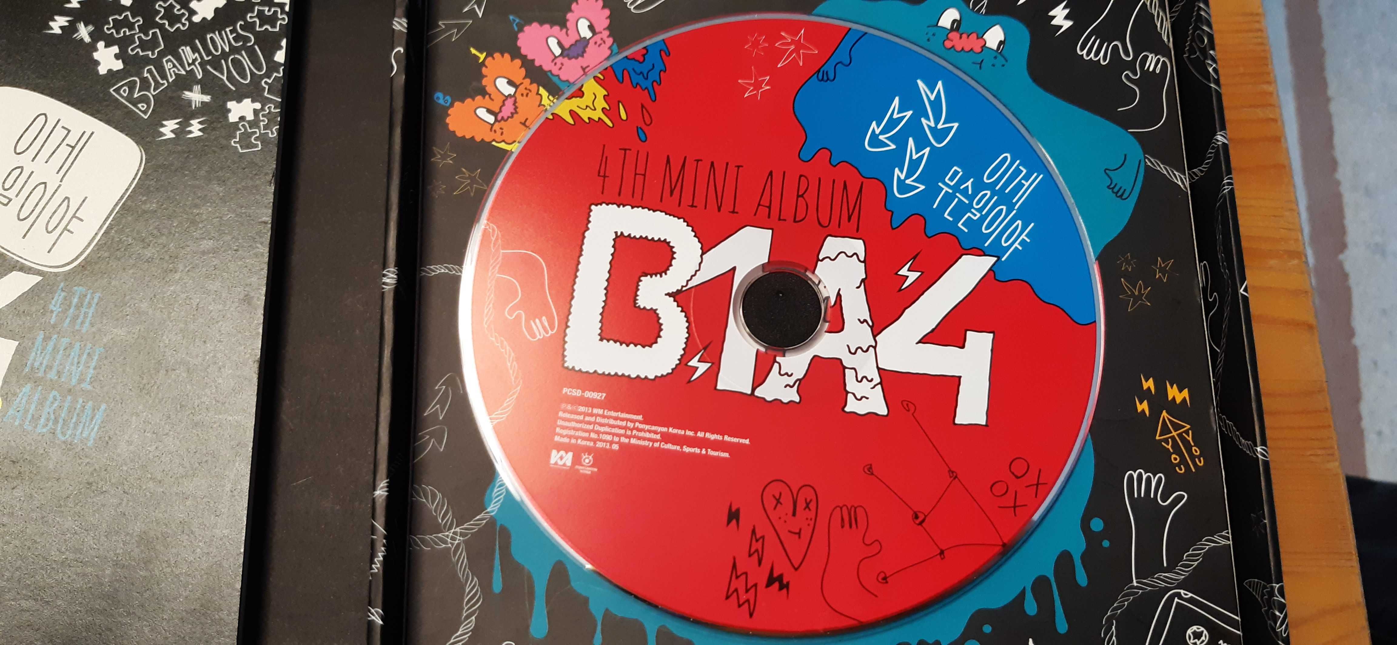 mini album i artbook zespołu kpop koreański zespół B1A4 zestaw