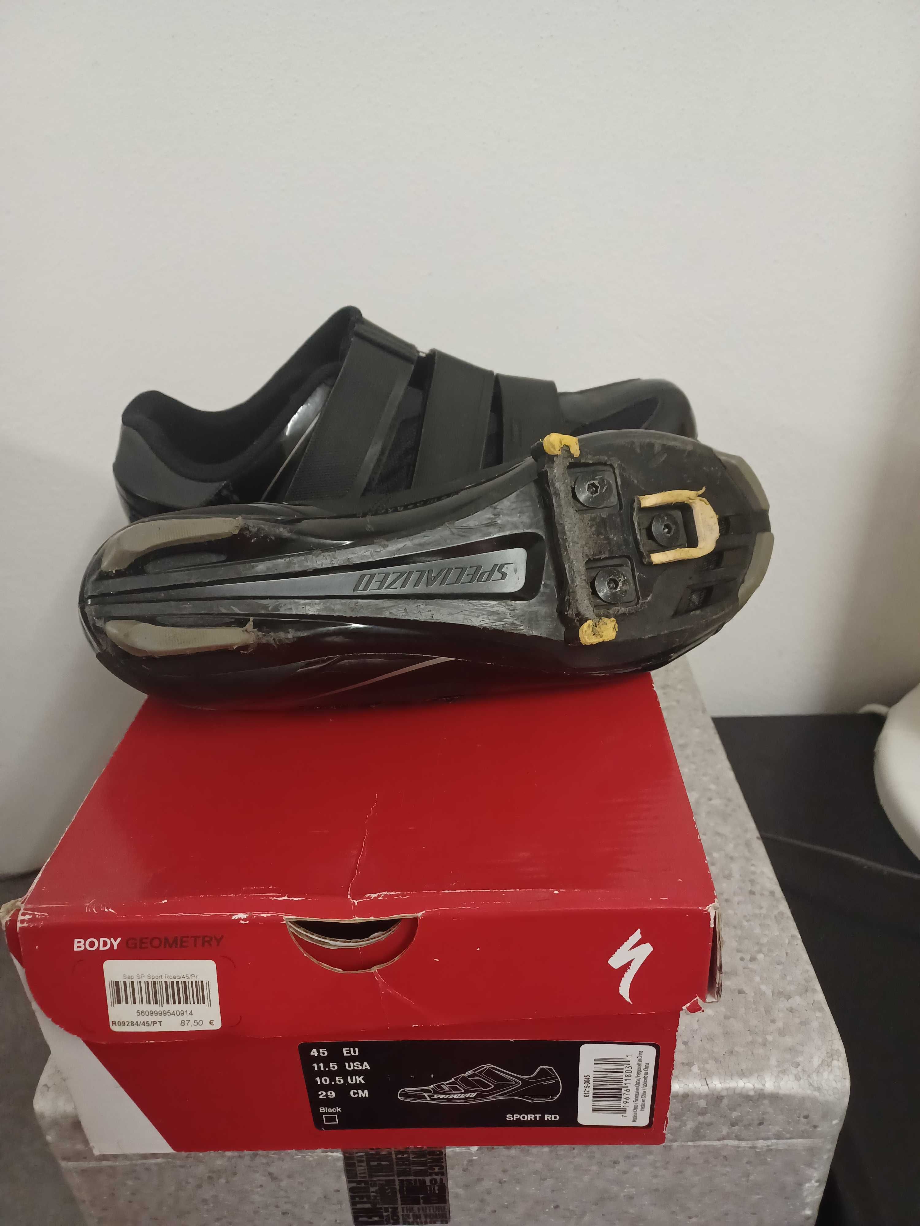 Sapatos Ciclismo Estrada Specialized RD c/ Cleats Shimano Spd