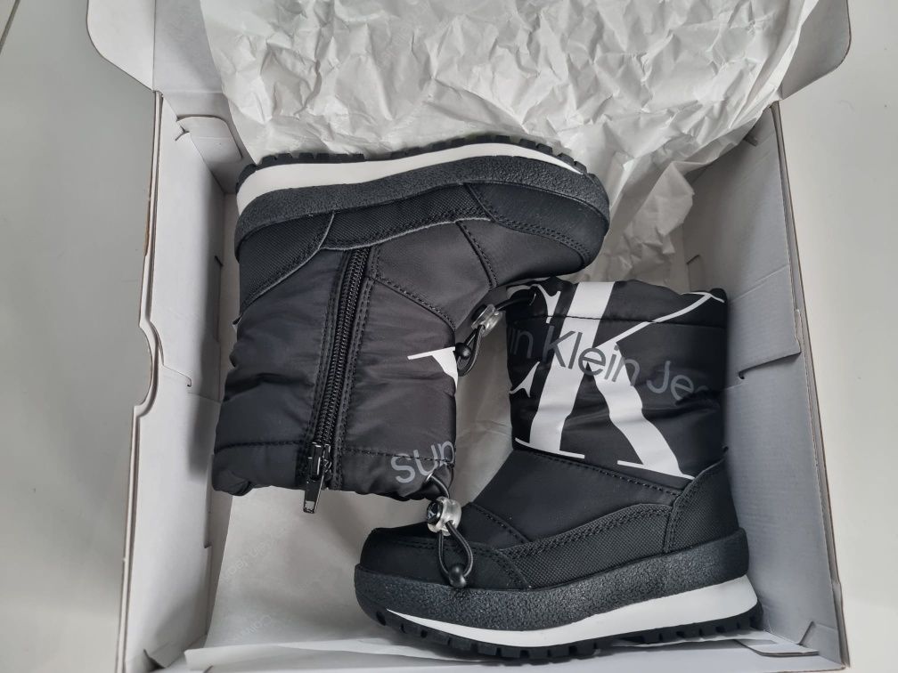Buty dziecięce śniegowce oryginalne CALVIN KLEIN JEANS 25