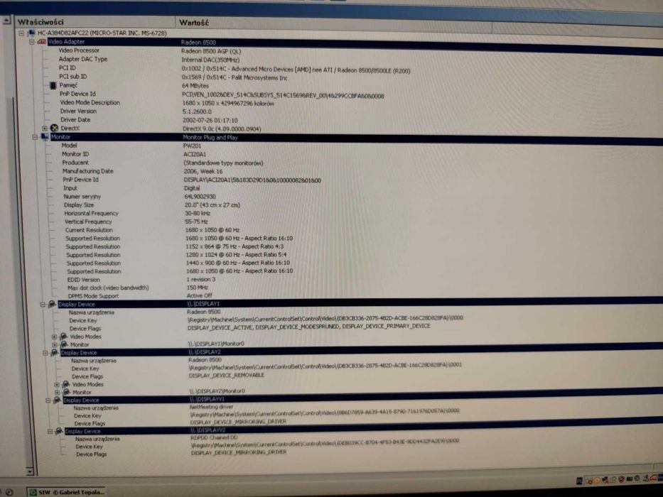 Komputer Intel P4 2,40 GB, Radeon 8500