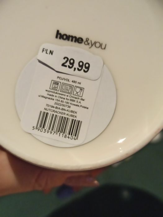 Poszewka dekoracyjna+kubek home& you