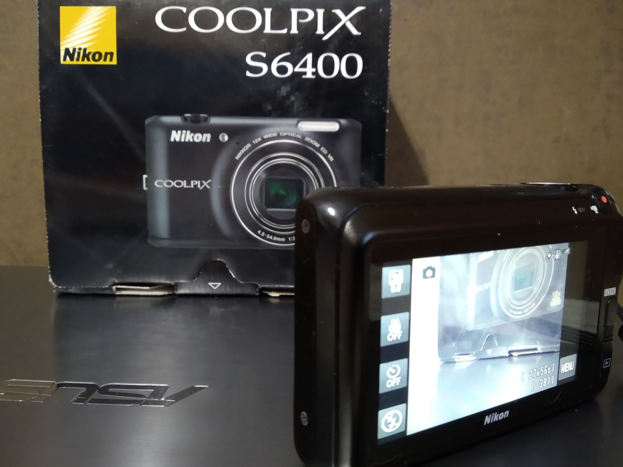 Шикарний КОМПАКТ NIKON COOLPIX S6400 супер картинка 16.0 Mp