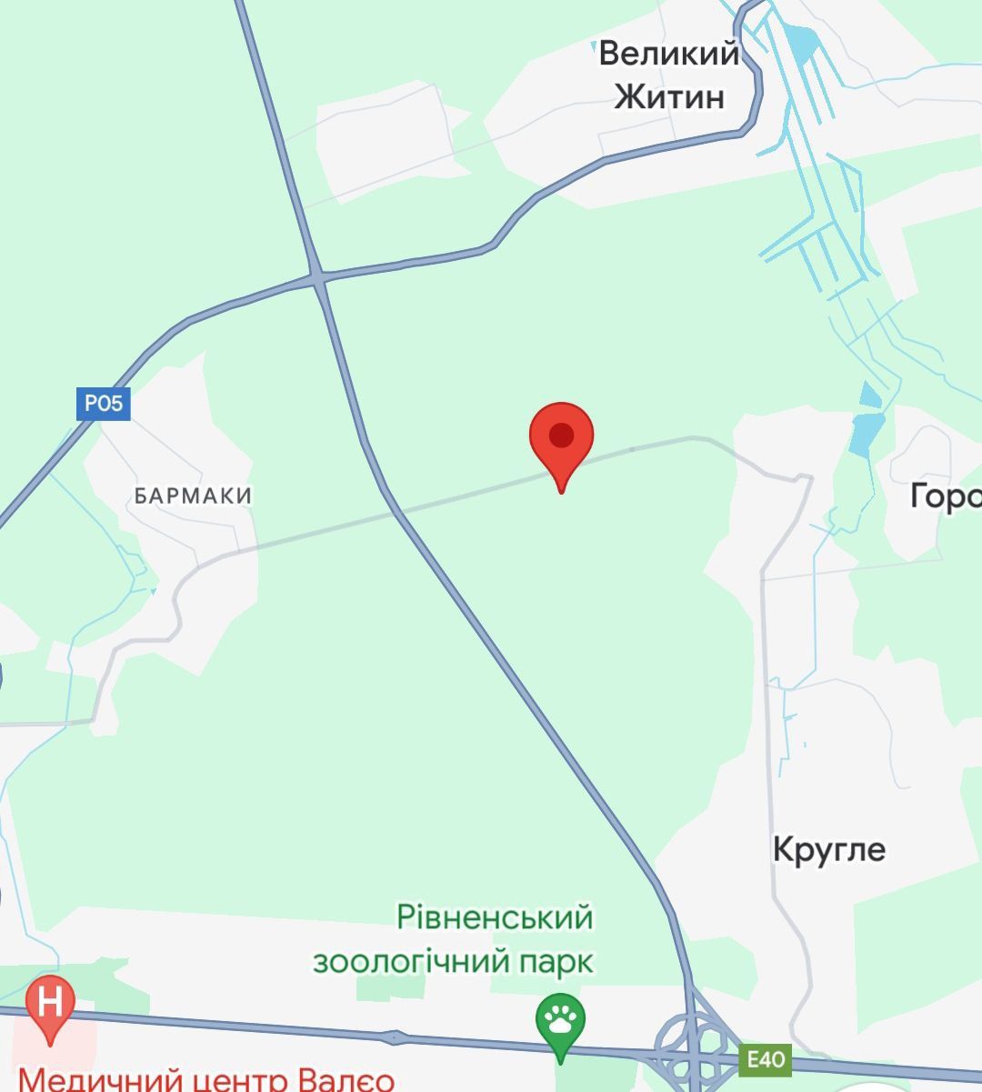 Земельна ділянка в Городищі (навпроти Бармаків)