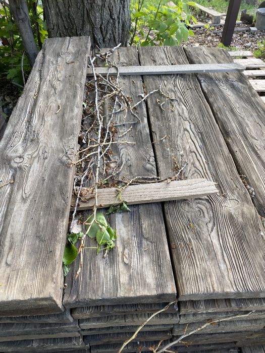 Тротуарная плитка бетонная доска