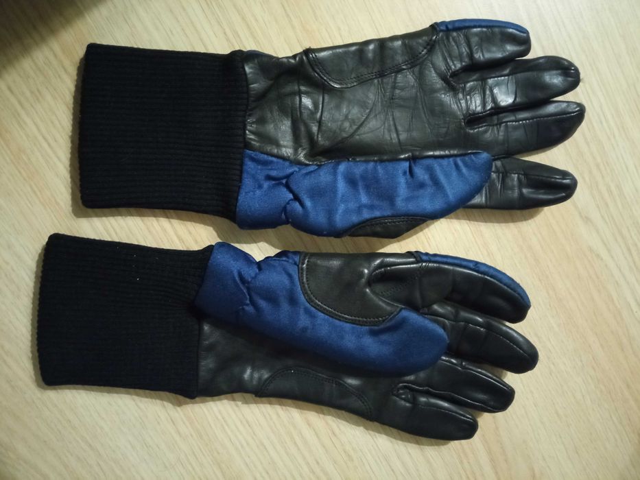 Мото-вело перчатки.(9р.кожа)