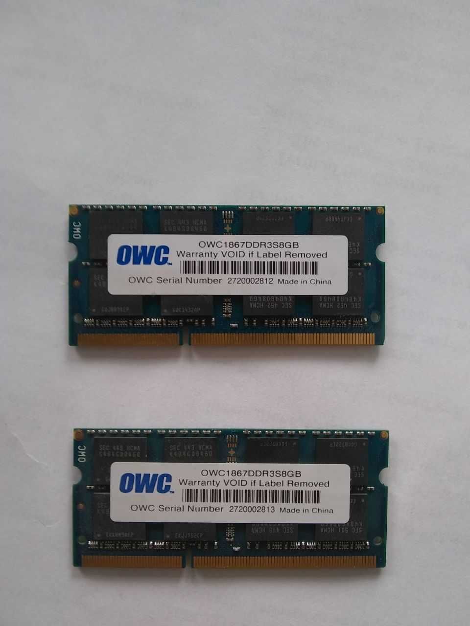 Apple, OWC (4x8GB) 1867 MHZ DDR3 SO-DIMM PC3-14900 204 Pin
