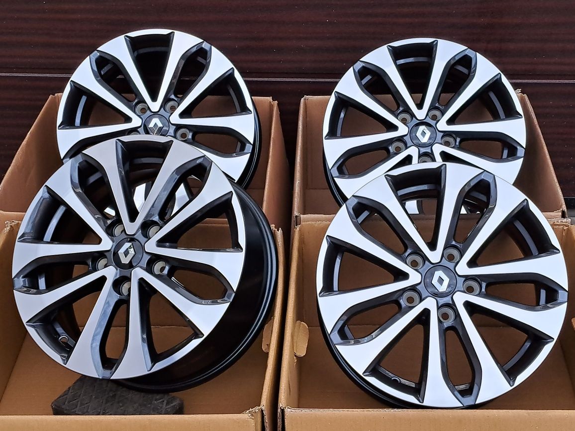 NOWE ALUFELGI 5x114 RENAULT 16 Megane 3 4 IV Kadjar Trafic 3 GRAFIT!