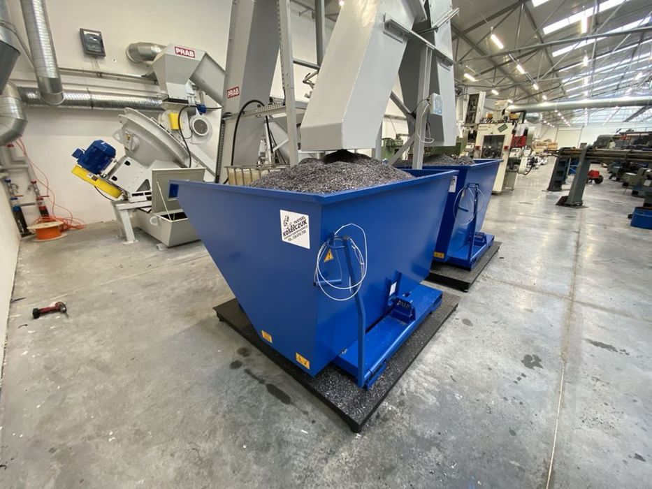 Kontener 1.3m3 #3 kontener samowyładowczy koleba, koliba, kołyska