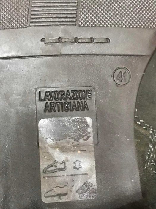 Ботфорты Lavorazione сапоги натур. замша кожа р.41/42 ст. 27-26,5см