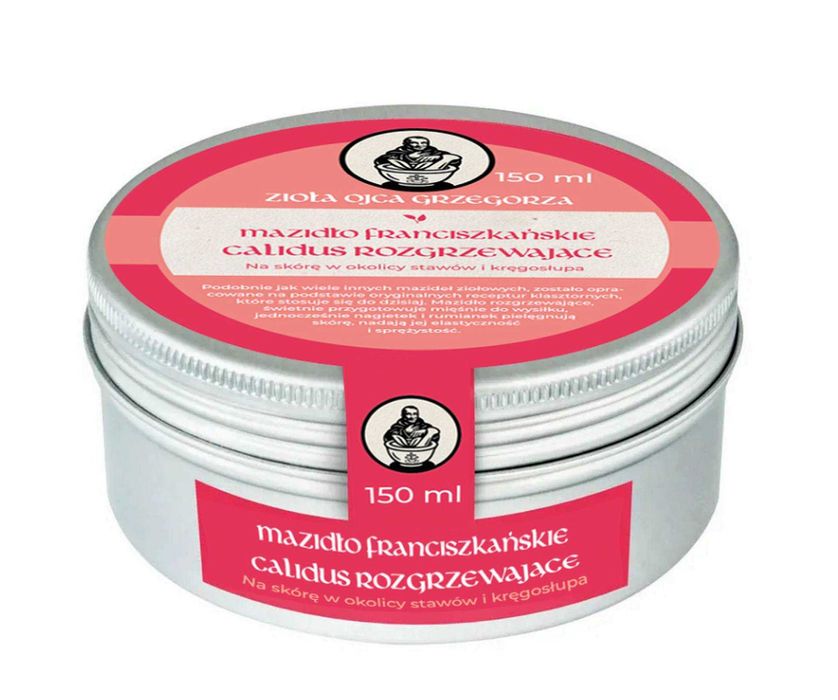 Mazidło franciszkańskie Ojca Grzegorza na stawy i kręgosłup 150ml maść