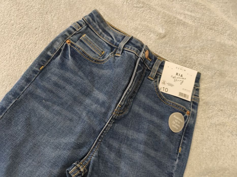 Skinny wysoki stan rozmiar 134/140