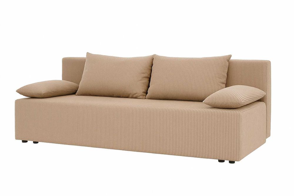 Kanapa sofa  z funkcją spania w tkaninie sztruks za 699 zł MEGA OKAZJA
