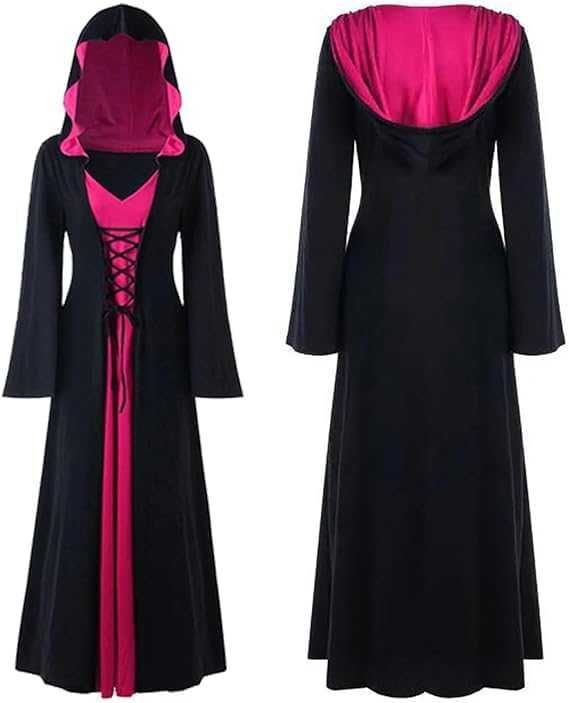 Sukienka gotycka WIKTORIAŃSKA czarownica przebranie HALLOWEEN 5XL K547