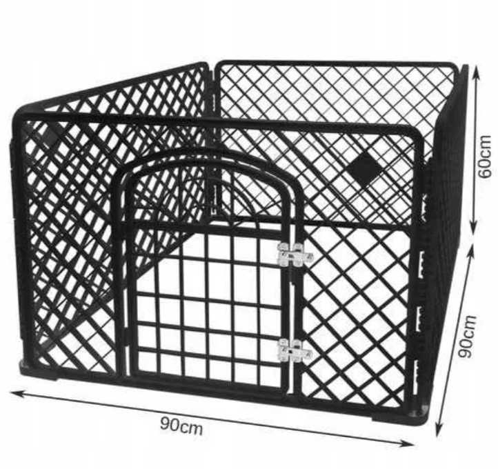 Kojec dla Psa klatka NOWA BEZPIECZNA  zagroda dla zwierząt 90x90x60