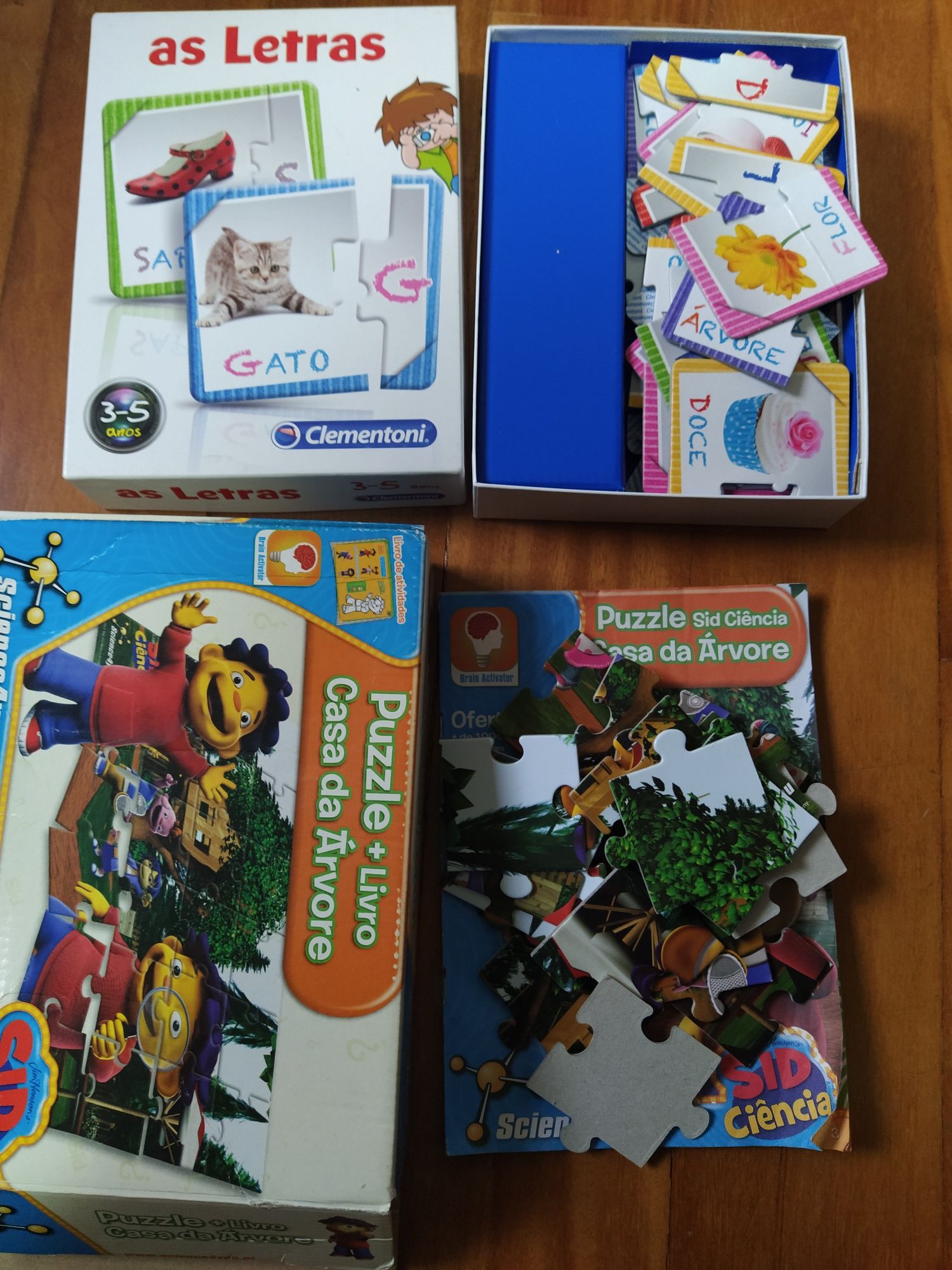 Puzzles infantis 3-5 anos