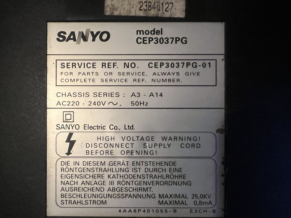 Tv Sanyo CEP3037PG