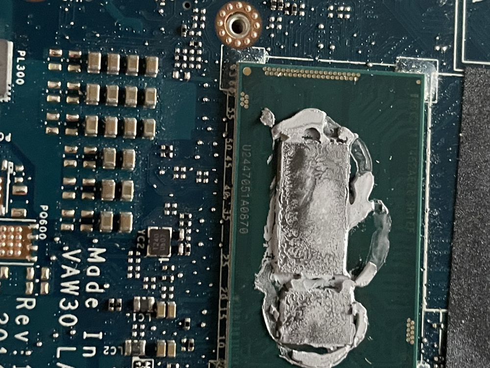 Uszkodzona płyta główna Dell LA-9832P x2 | E5440