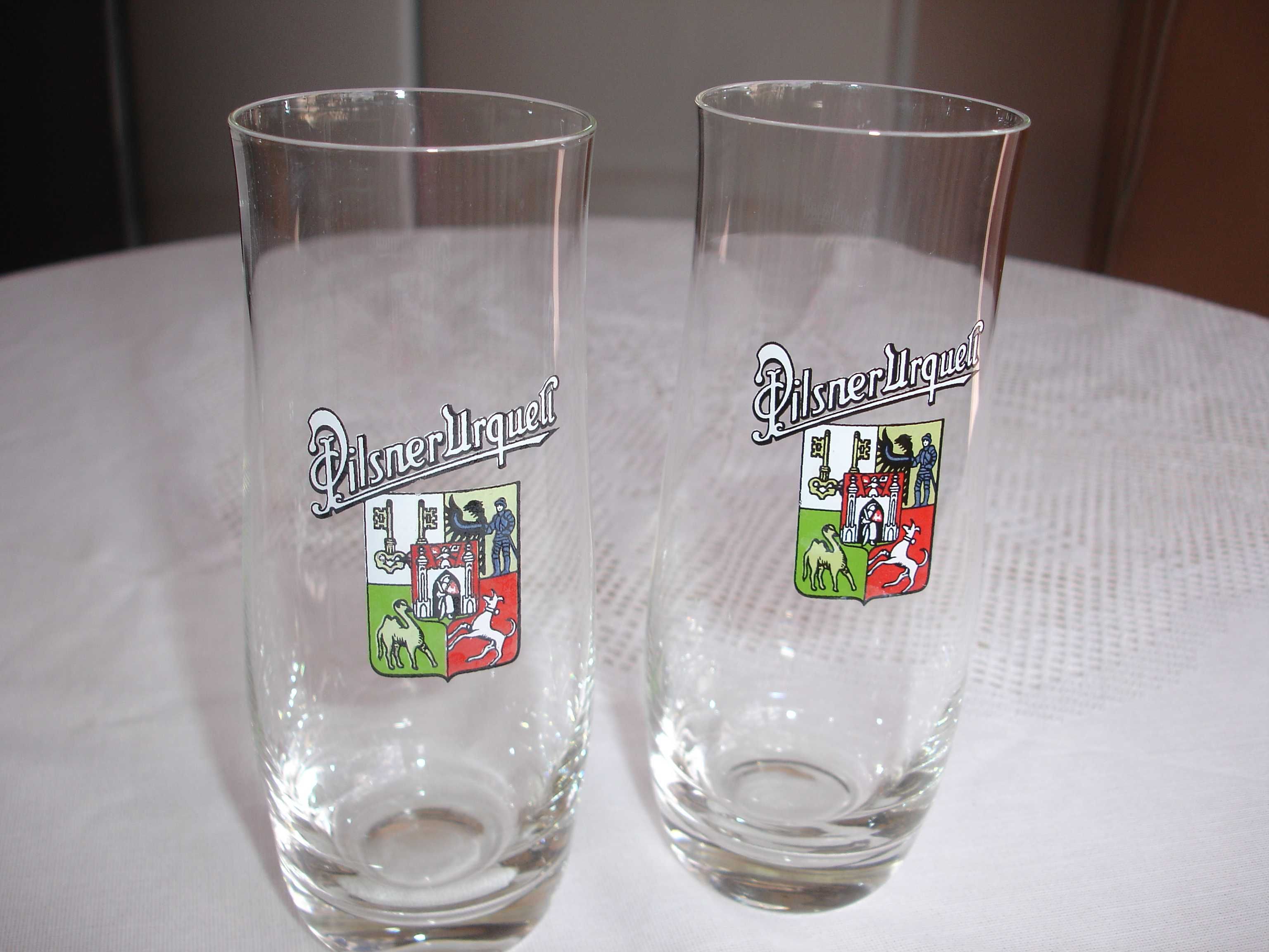 НОВЫЕ пивные стаканы высокие бокалы Pilsner Urquell ЧЕХИЯ для пива