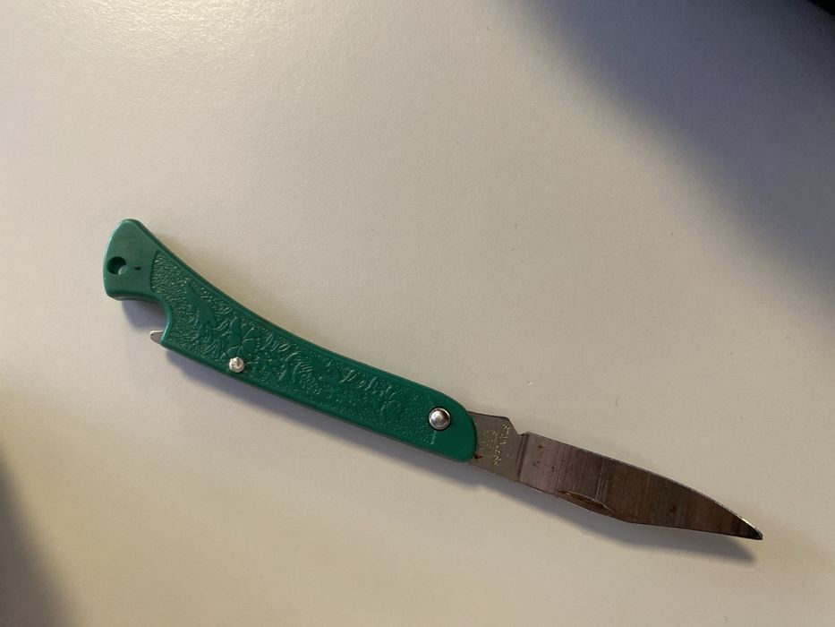 Navalha verde 10 centimetros