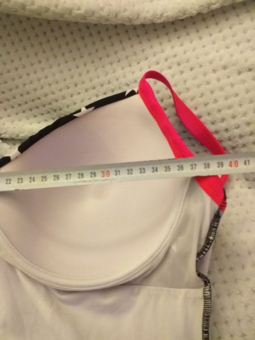 Strój kąpielowy jednoczęściowy 50 xl w pasy i gwiazdki