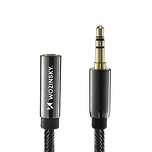 Wozinsky przedłużacz mini jack (żeński-męski) przedłużka AUX 3 m czarn