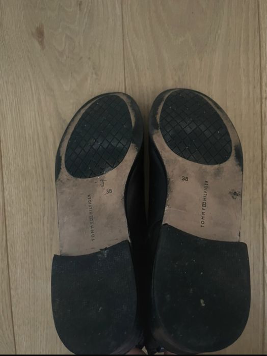 Tommy Hilfiger sztyblety skórzane Diana 8C