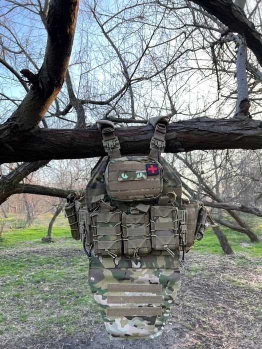 Плитоноска оригинал ATTACK пиксель / плитоноска з підсумками піксель