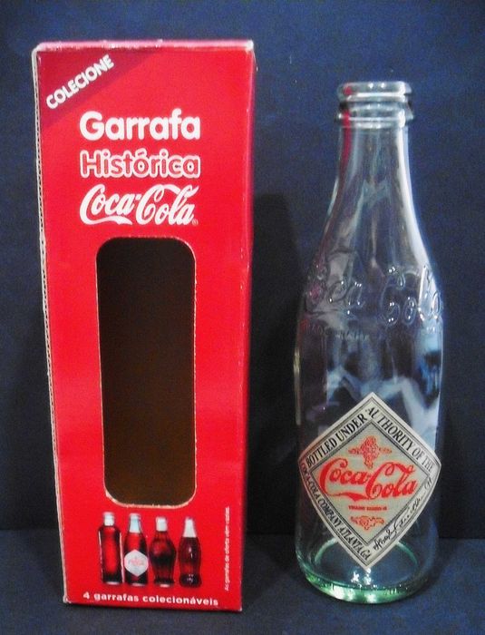 Coca Cola - garrafa antiga comemorativa dos 120 anos da Coca Cola