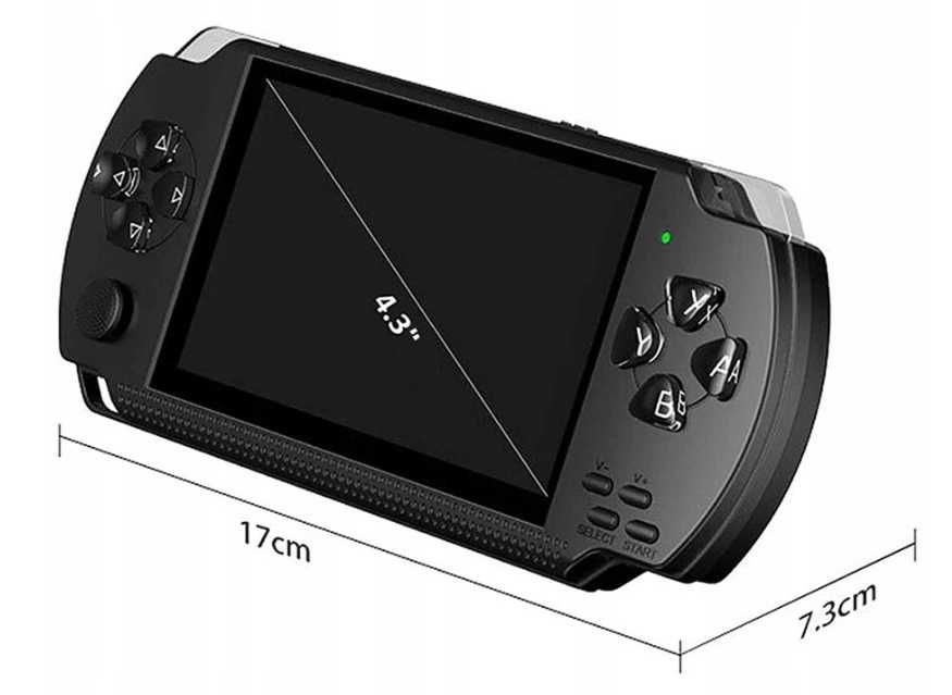 PROMOCJA! KONSOLA Przenośna do Gier 8GB X6 4,3' NA PREZENT dla Syna