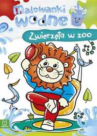 Malowanki wodne. Zwierzęta w zoo - Sylwia Kajdana