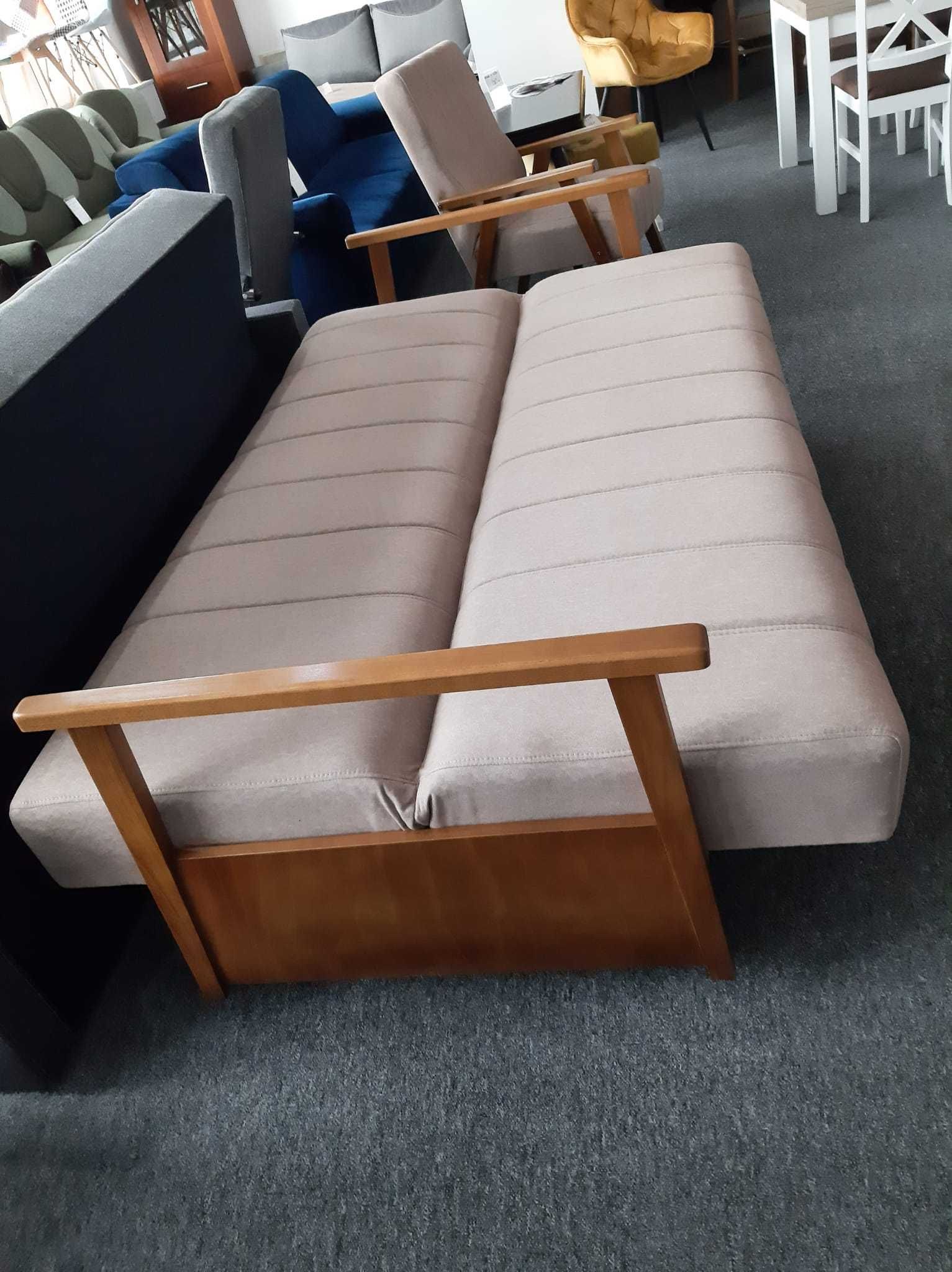 Komplet wypoczynkowy PRL, Wersalka+ 2 fotele