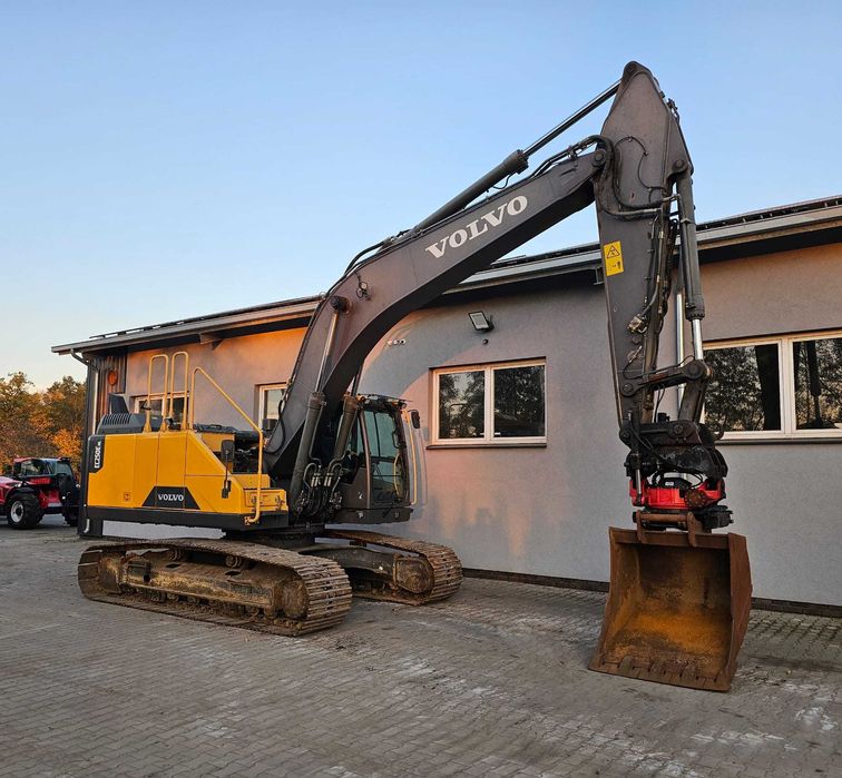 VOLVO EC250ENL Rototilt Indexator Szczypce Oryginał Centralne Smarowan