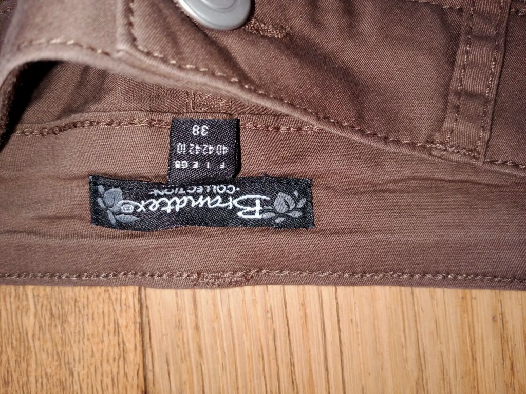 Nowe 3/4 spodnie rozm. 36 38 damskie Brandtex dla kobiety krótkie