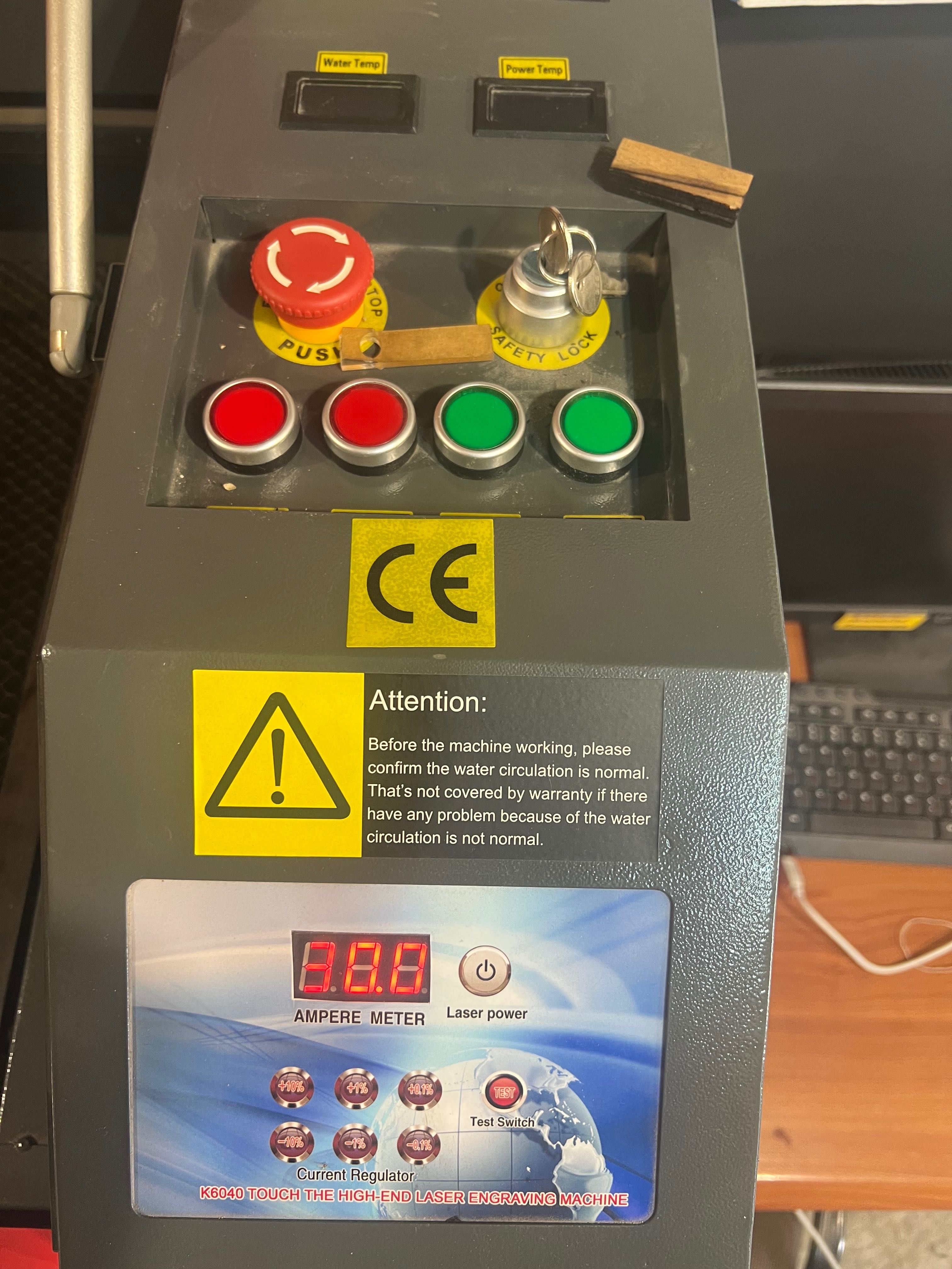 Лазерний верстат GLMaster 6040 80 Вт поле 600х400 мм CO2.