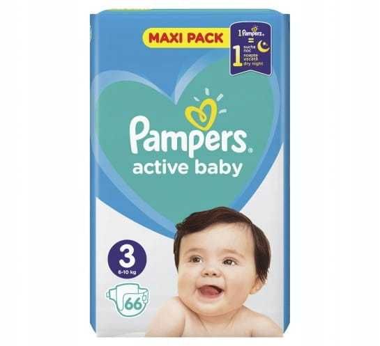 Pieluszki Pampers Active Baby rozmiar 3 6-10 kg 66 szt